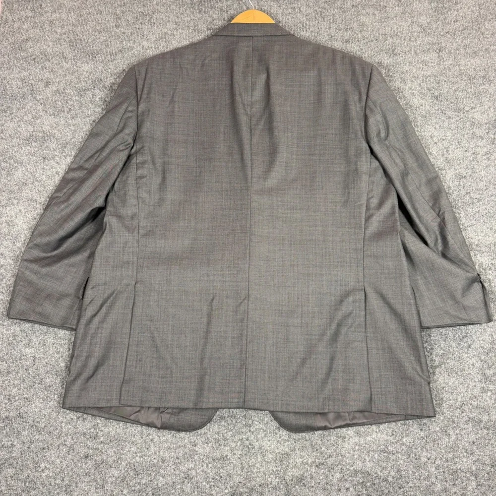 Peter Millar Suit 2 Button Mens 48R (Fits 46S) Grey 100% Wool 42x29 EUC Canada